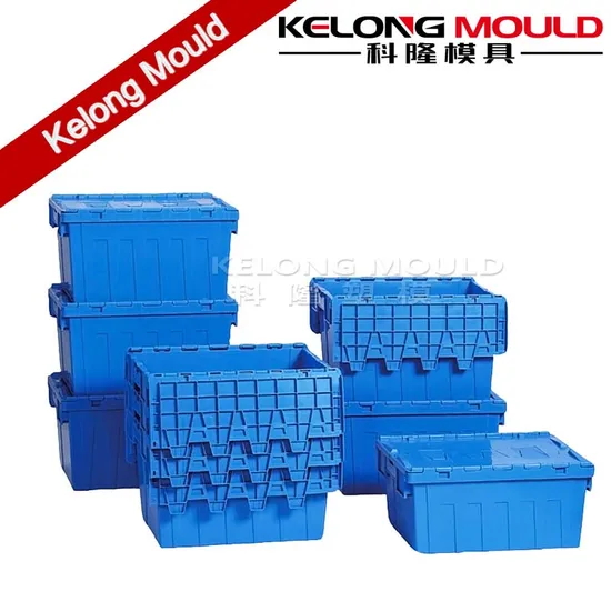700*500*420mm Net Grid Vegetable & Fruit Plastic Injection Turnover Container Box Crate Mold