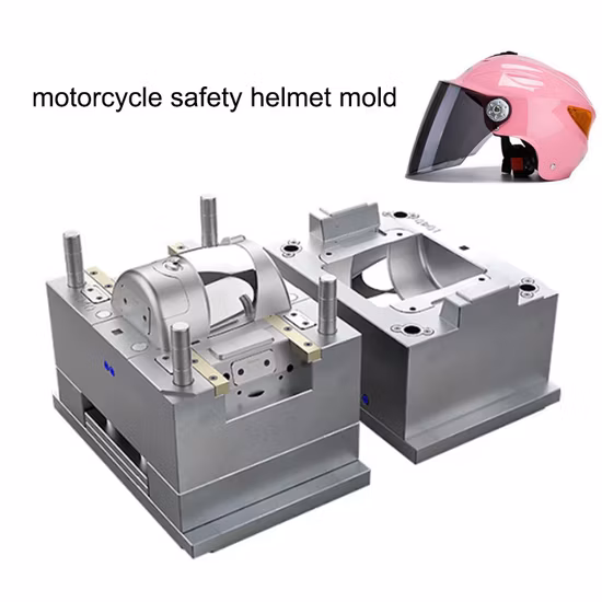 射出成形金型加工プラスチックオートバイフリップアップヘルメット 8407 金型